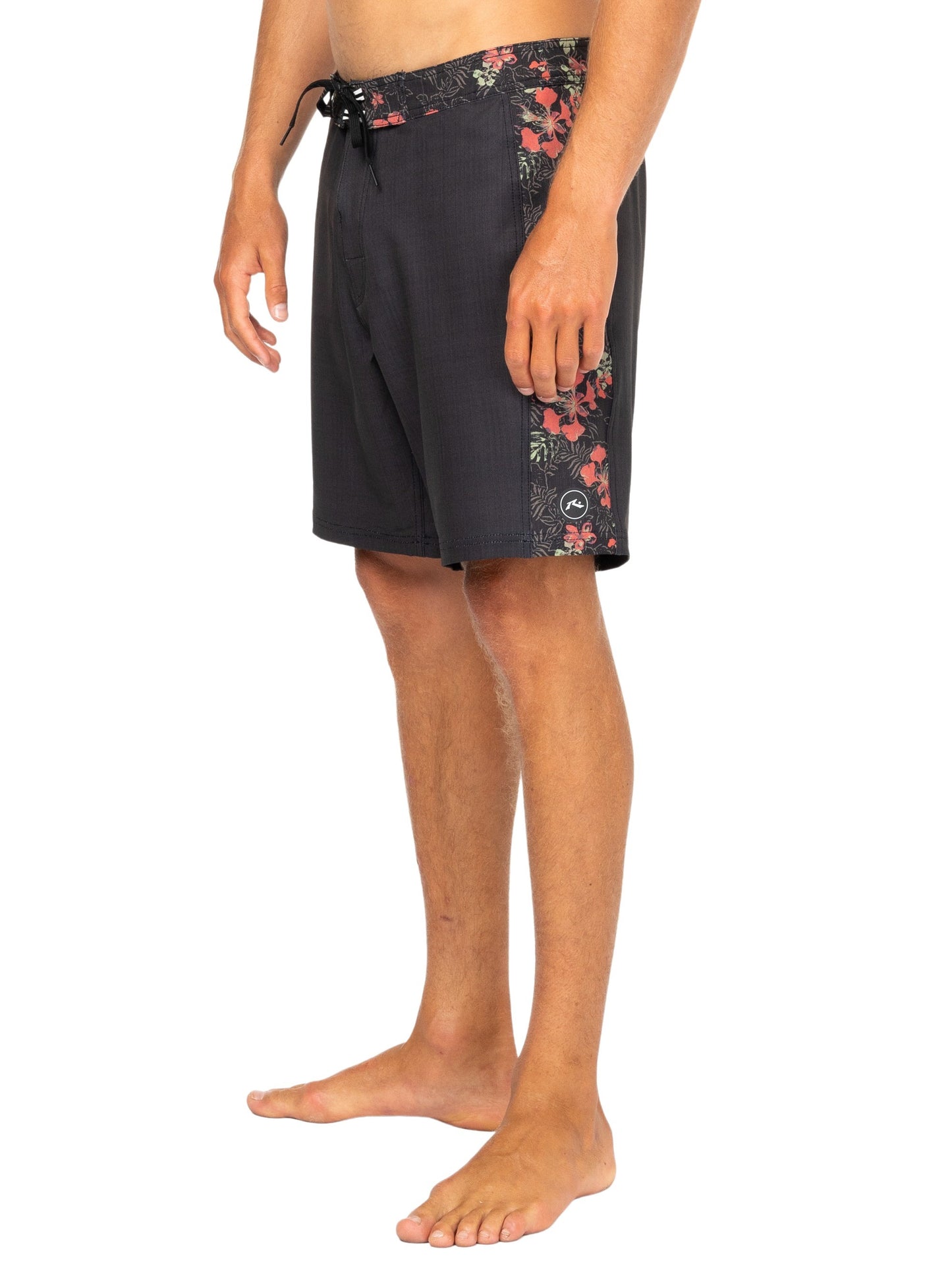 Side Swipe Boardshort - Coal