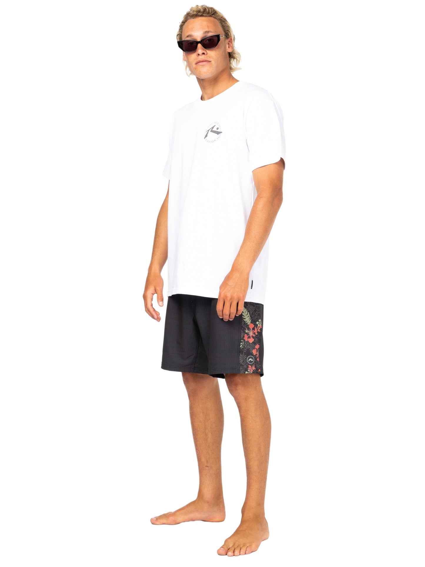 Side Swipe Boardshort - Coal